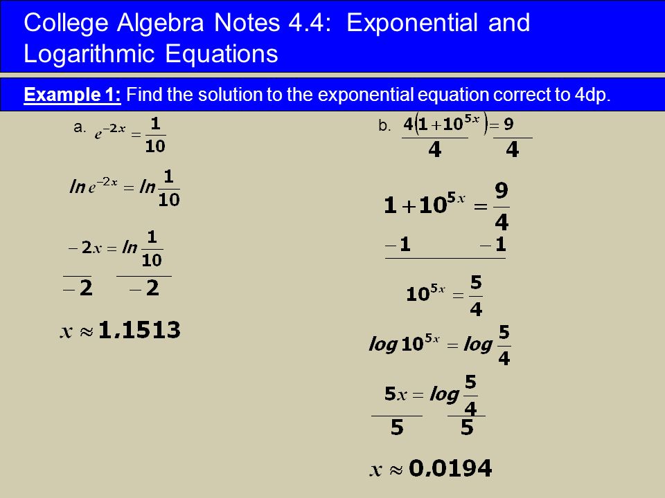 Example Of Exponential Equation Talkchannels Exponential Equation Example Talkchannels