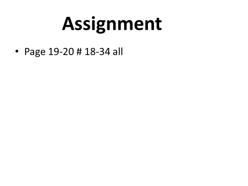 Assignment Page # all