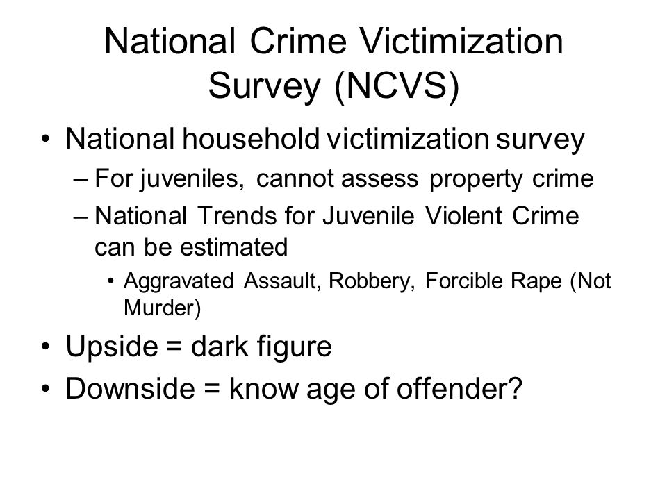 crime victimization crime victimization