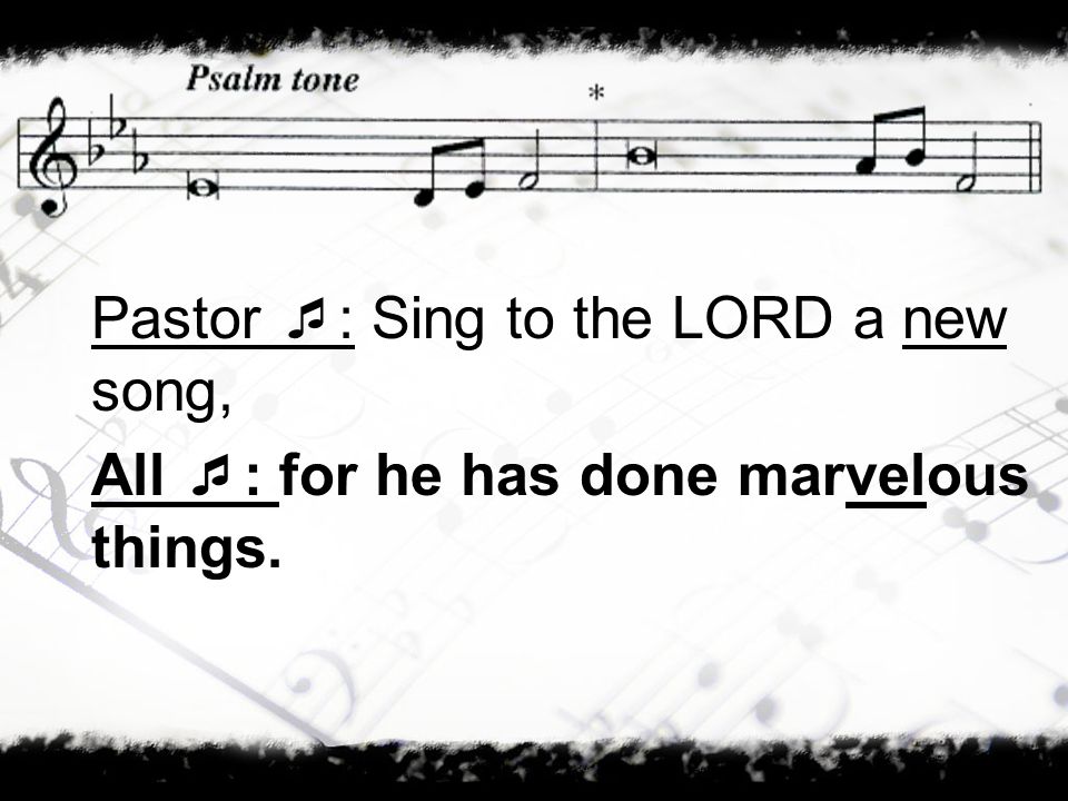 christians unite in sharing the ministry redeemer lutheran church he has done marvelous things sheet music