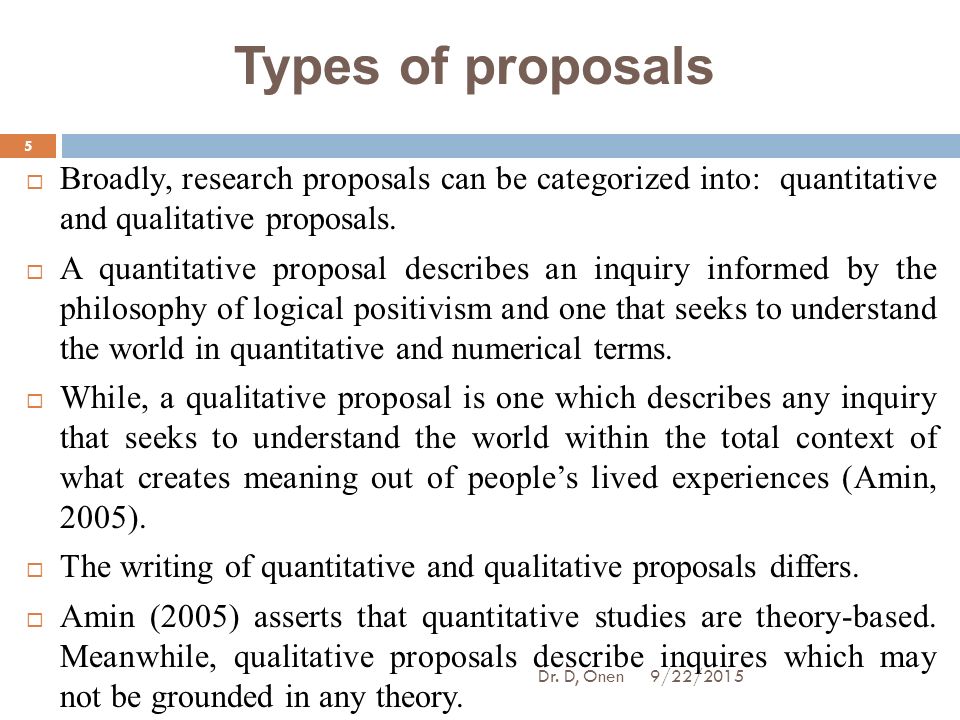 Topic research proposal