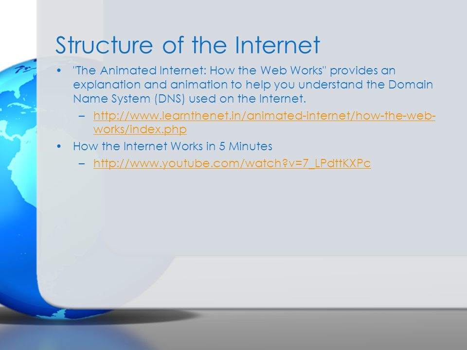 the internet agenda history connecting to the internet structure of how the internet works in 5 minutes