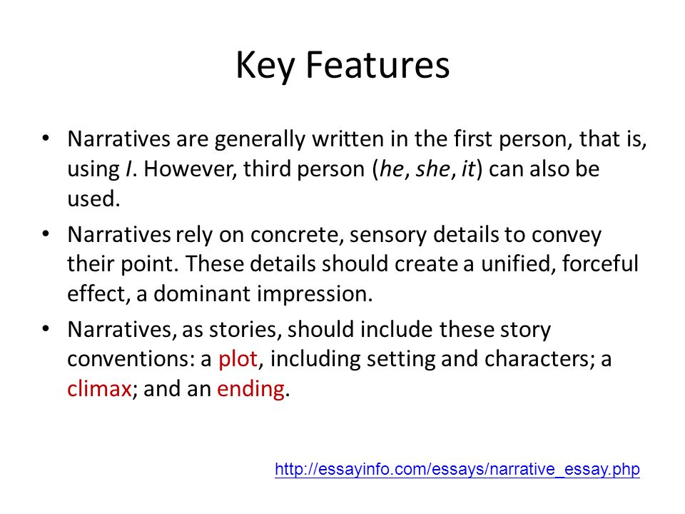 third person essay