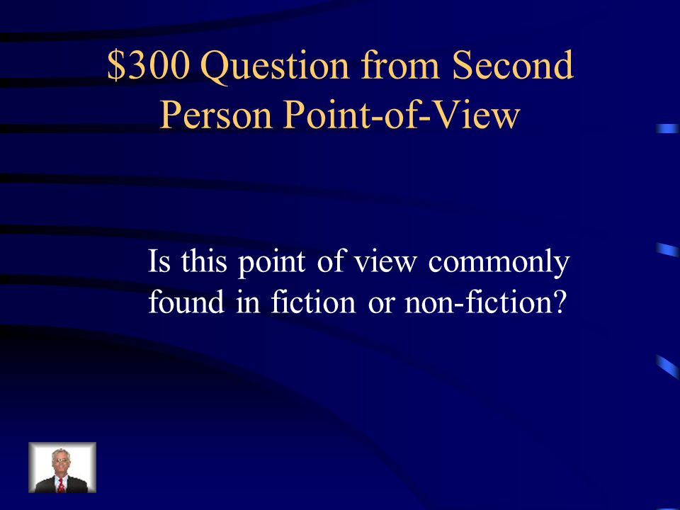 $200 Answer from Second Person Point-of-View With Instructions