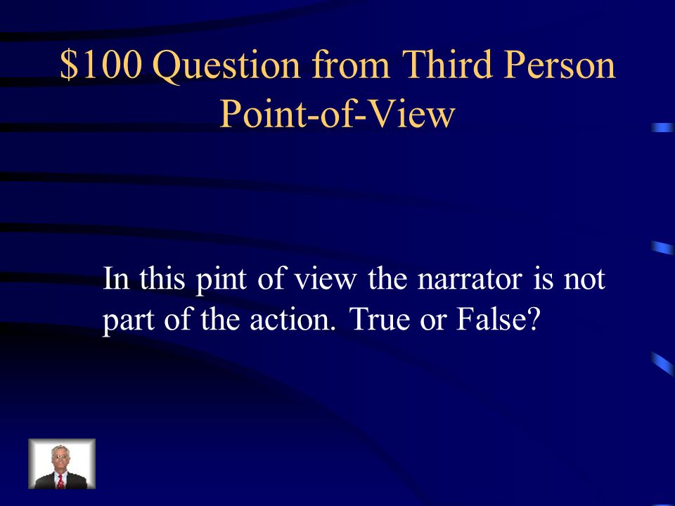 $500 Answer from Second Person Point-of-View False