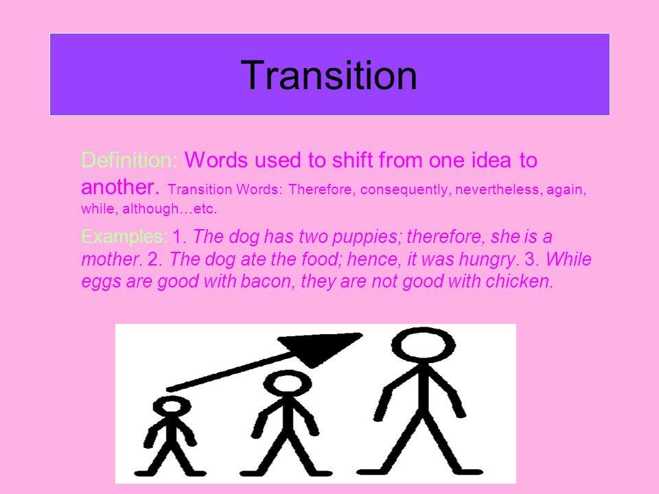Transition In Essay