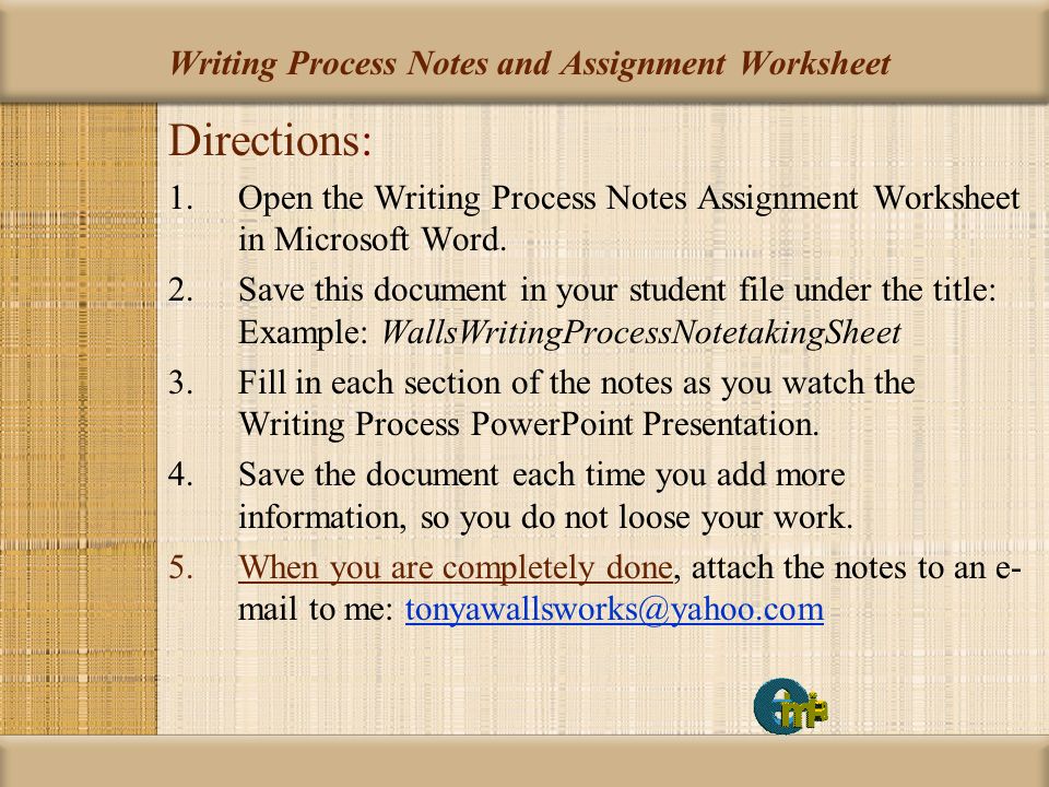 Essay On The Writing Process