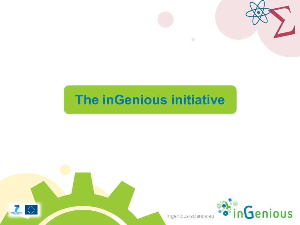 ingenious-science.eu The inGenious initiative