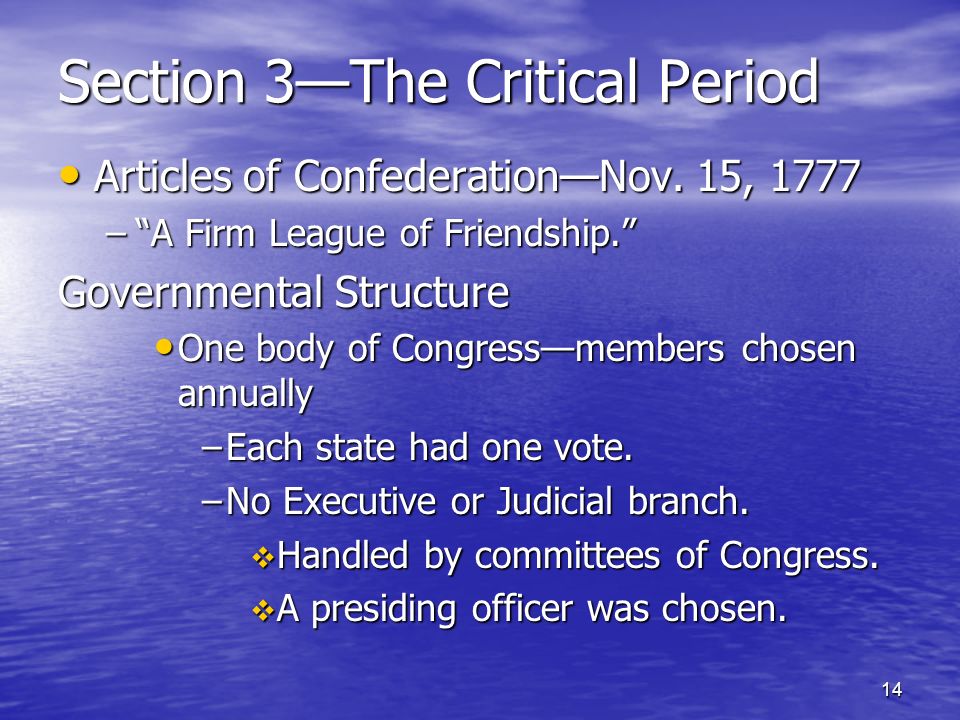 Articles of confederation november 15 1777 trail