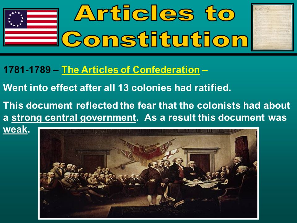 Articles of confederation and perpetual union fenosa