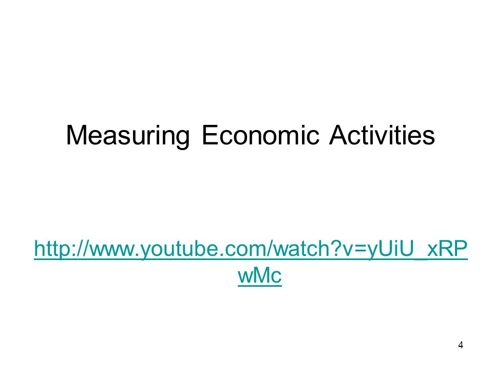 Measuring Economic Activities   v=yUiU_xRP wMc 4
