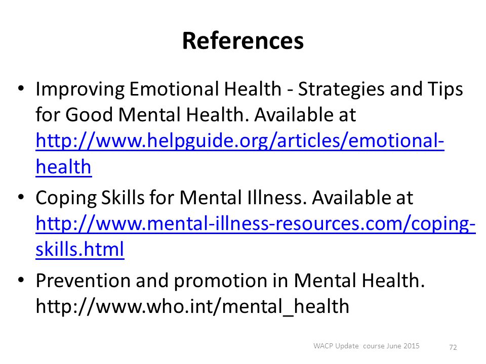 services for mental health