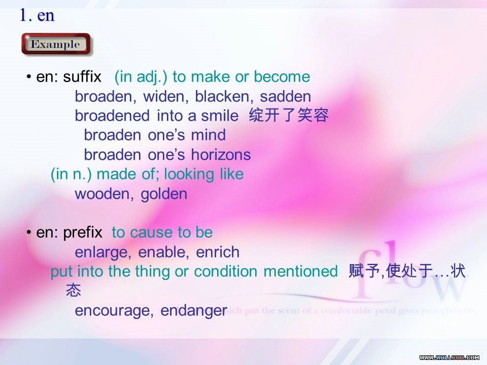 broaden one\\'s mind,onemind into a smile 绽开了笑容 broaden one"s mind broaden one"s