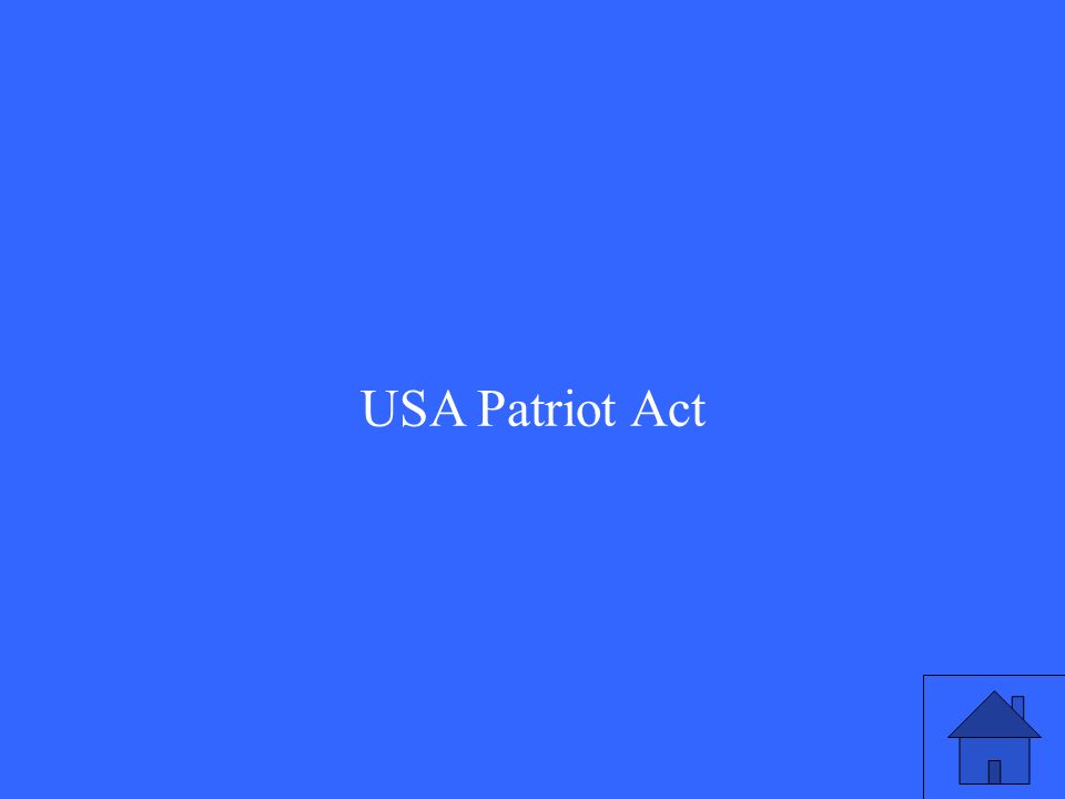 USA Patriot Act