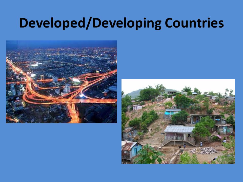 Developed/Developing Countries