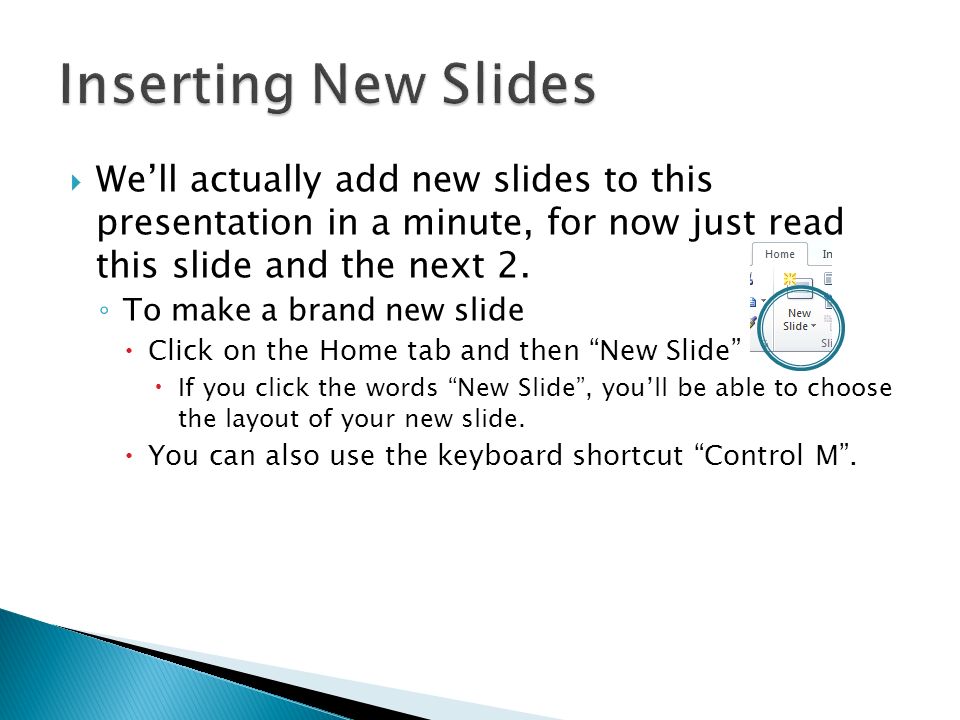  We’ll actually add new slides to this presentation in a minute, for now just read this slide and the next 2.