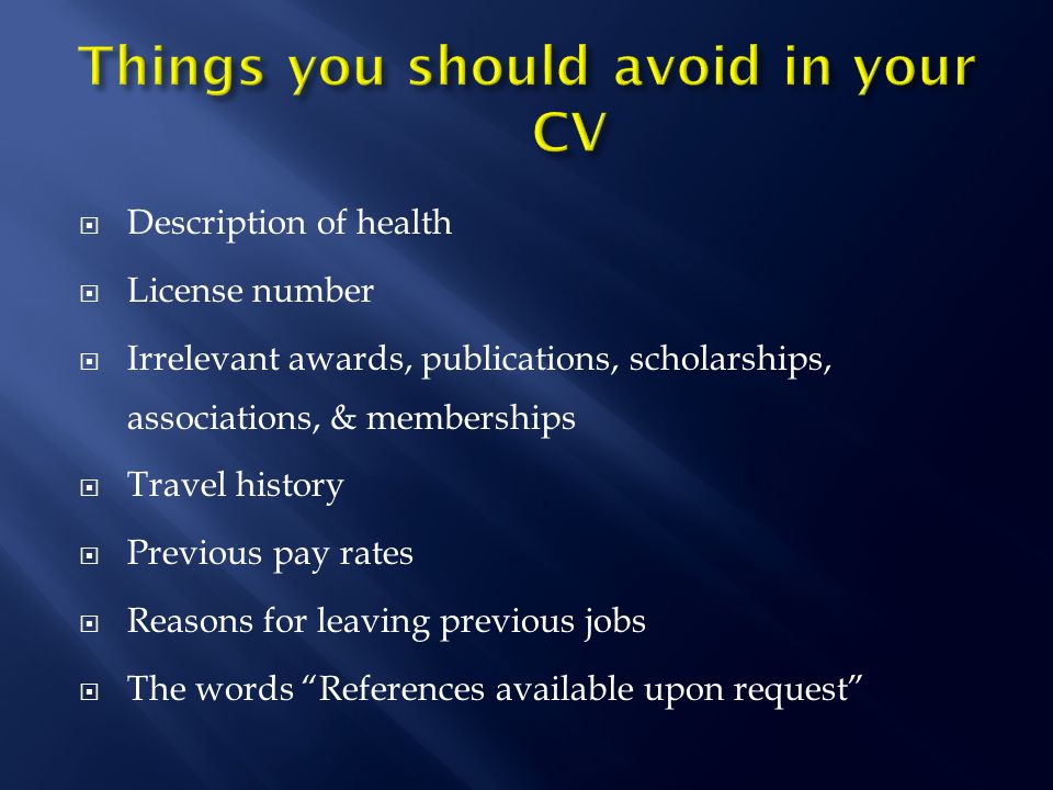 reason for leaving previous job