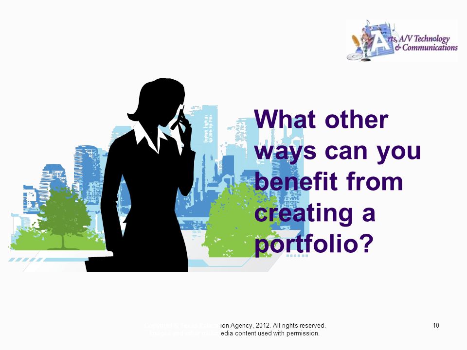 10 What other ways can you benefit from creating a portfolio