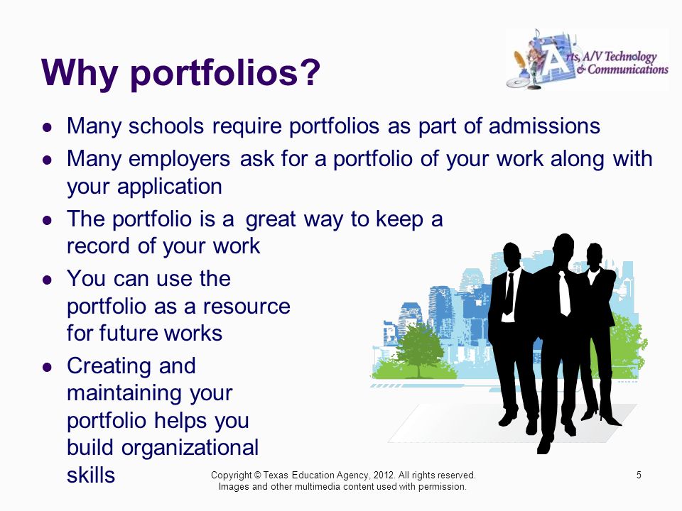 Why portfolios.