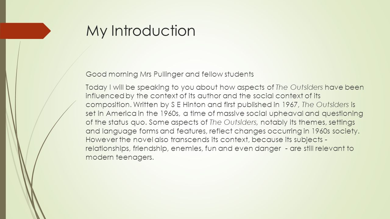 outsiders theme essay outsiders theme essay