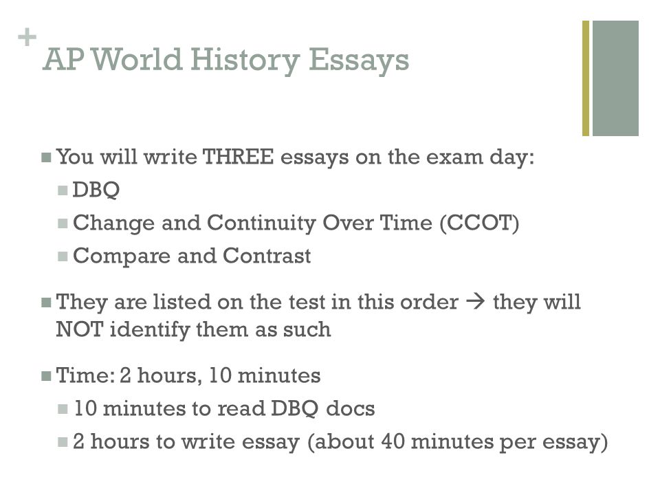 Continuity and change over time essay ap world