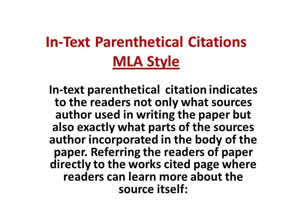 parenthetical citation mla research paper parenthetical citation mla research paper