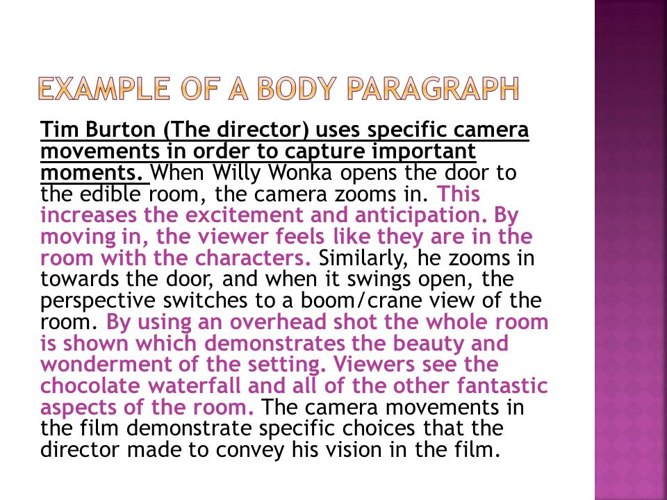 Modern Science Essay Lesson Film Style Lesson Goals Create A Prewriting Document For Free Tim Burton Essays The Benefits Of Learning English Essay also Examples Of Thesis Statements For Expository Essays The College Admission Essay Topic Collegeview Homework Help College Essay Paper Format