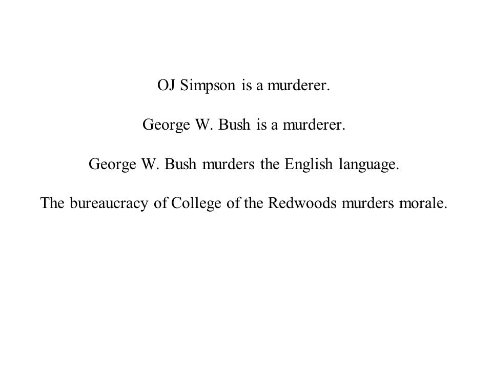 George w bush essay topics