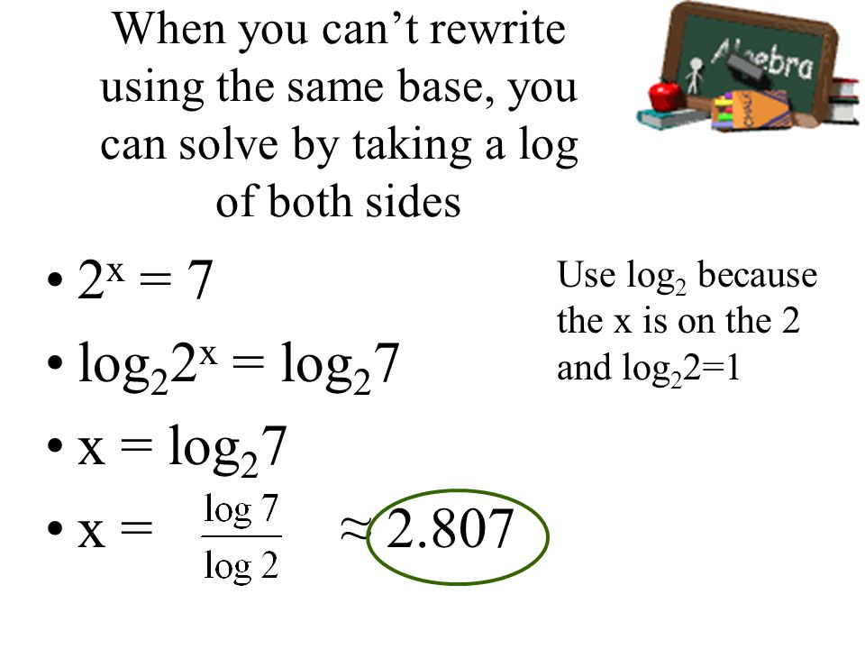 8 6 Solving Exponential And Logarithmic Equations P 501 How Do 5 When