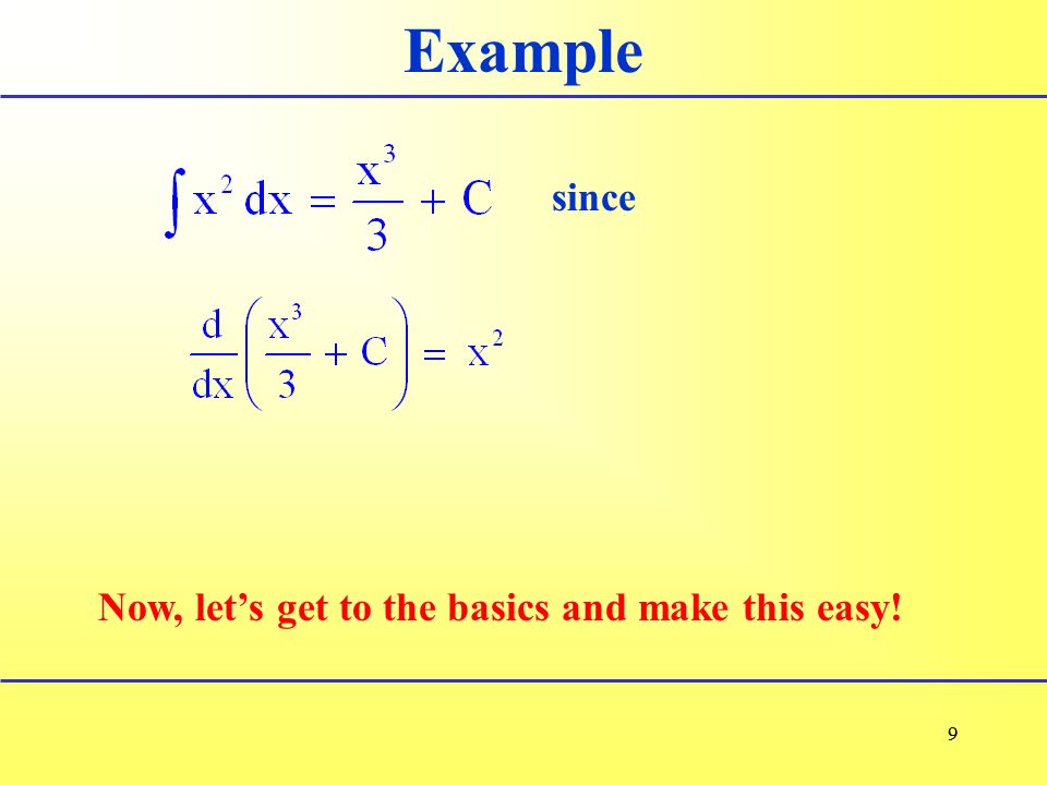 99 Example Now, let’s get to the basics and make this easy! since