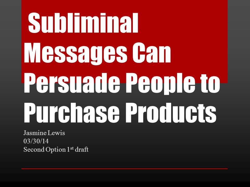 subliminal advertising