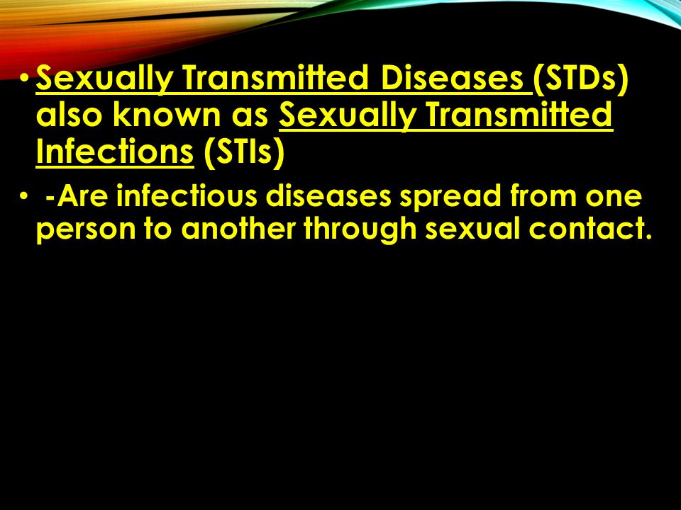 An Analysis and an Introduction to the Sexually Transmitted Diseases STD's
