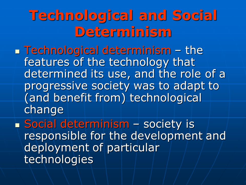 technological determinism