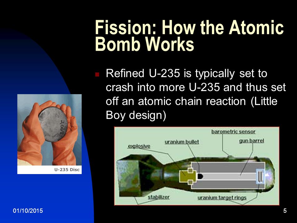 01 10 20151 the atomic bomb scott parr 01 10 20152 the theory of how a atom bomb works