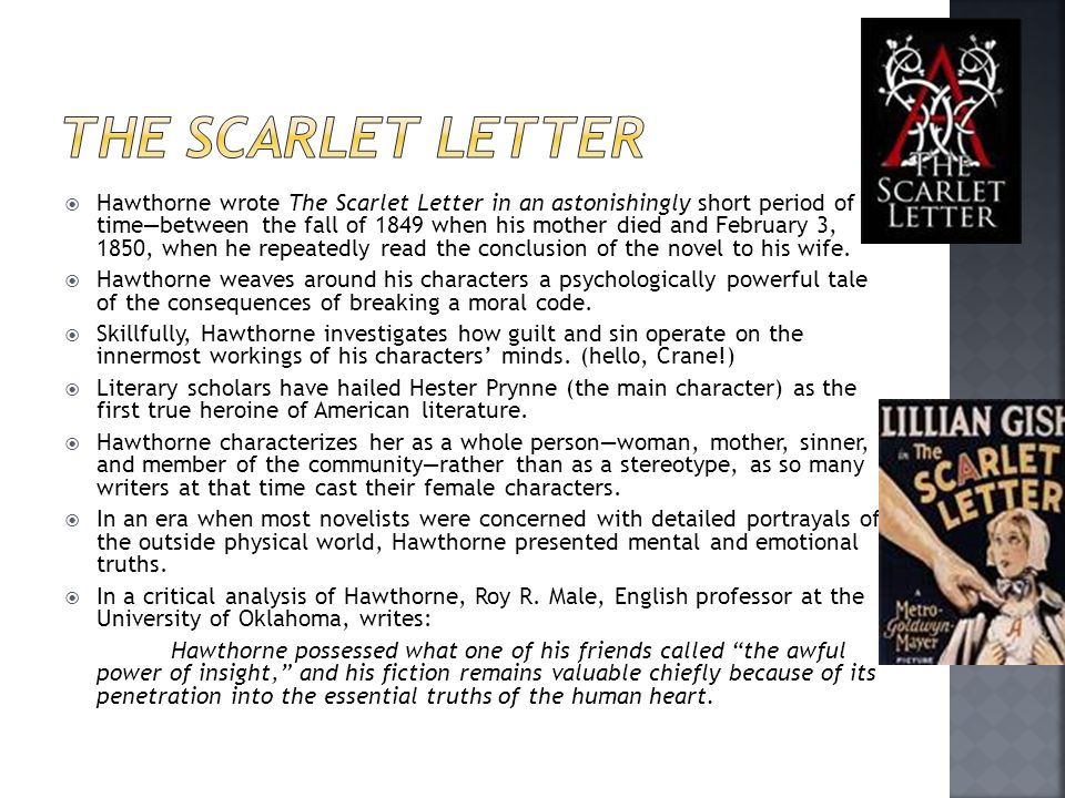 the scarlet letter a psychological analysis the scarlet letter a psychological analysis