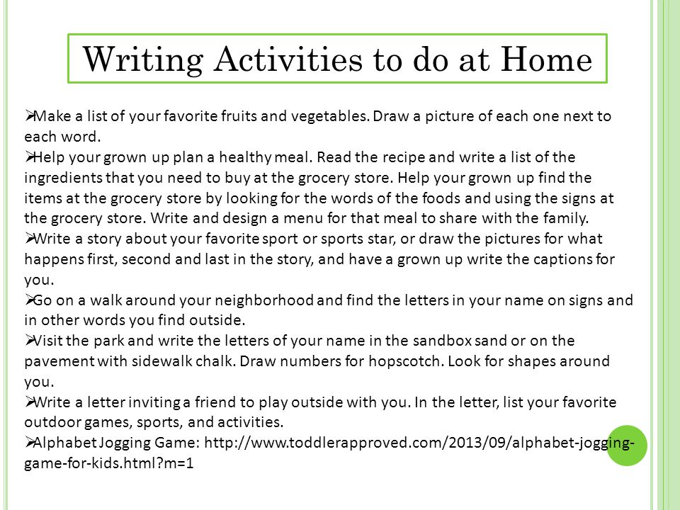 Creative Writing For 7 Year Olds