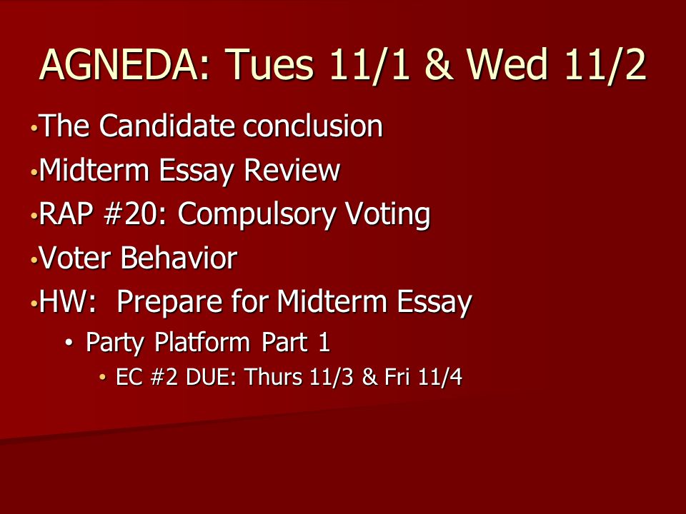 should voting be compulsory essay Free voting papers, essays, and to the one used in australia is not a system canada should implement compulsory voting in the context of a democratic. should voting be compulsory essay Free voting papers, essays, and to the one used in australia is not a system canada should implement compulsory voting in the context of a democratic.