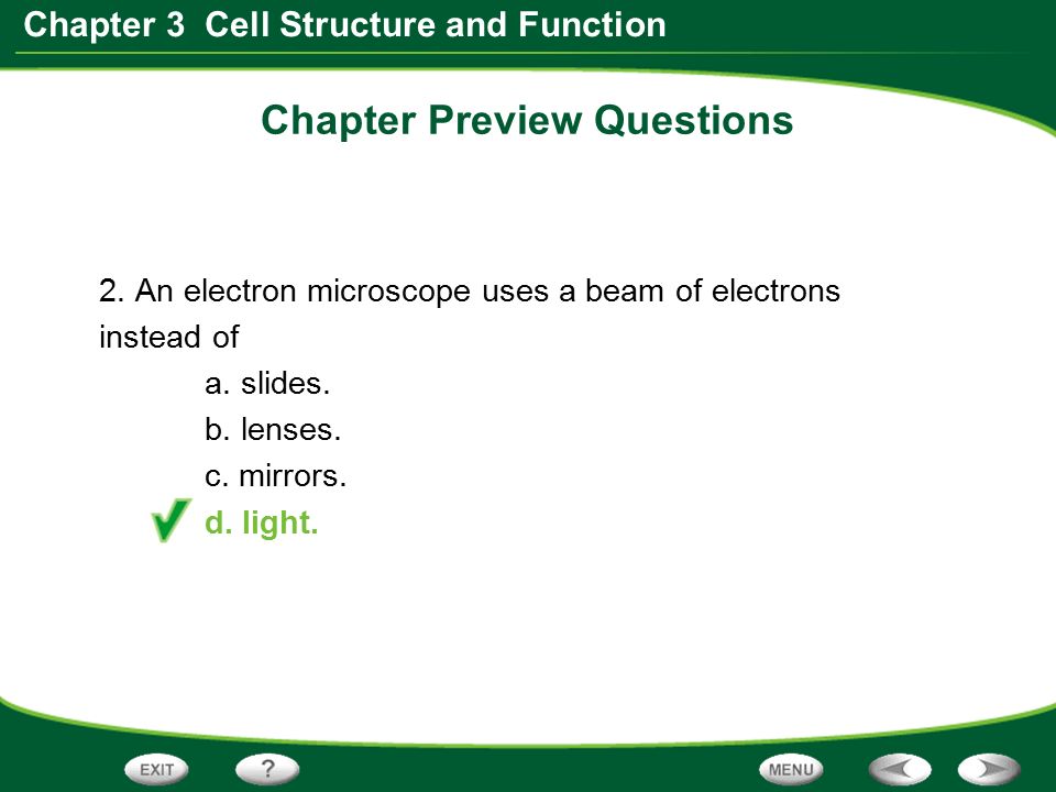 Chapter 3 Cell Structure And Function Preview 1 5 Chapter