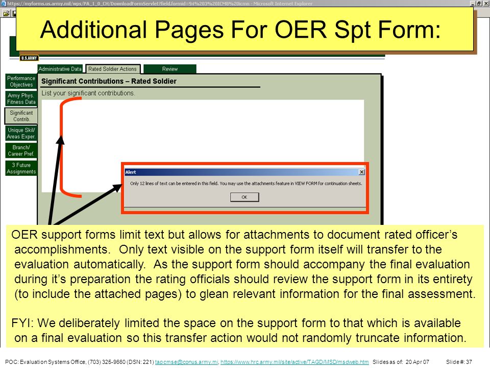poc evaluation systems office 703 dsn 221 https www hrc hrc oer support form