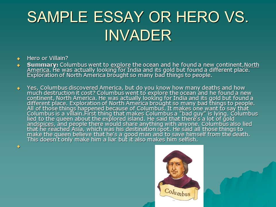 Essay On Christopher Columbus
