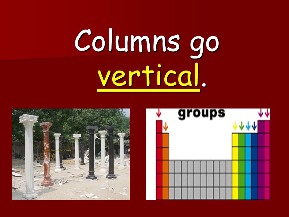 Columns go vertical.