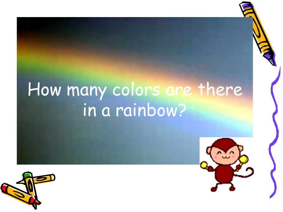 How many colors are there in a rainbow