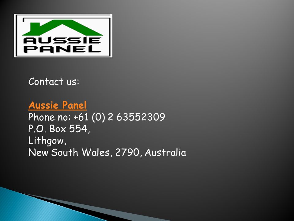 Contact us: Aussie Panel Phone no: +61 (0) P.O.
