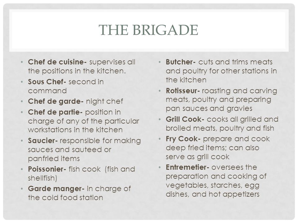 Restaurant Kitchen Brigade kitchen brigade system - page 2 - kitchen.xcyyxh Restaurant Kitchen Brigade kitchen brigade system - page 2 - kitchen.xcyyxh