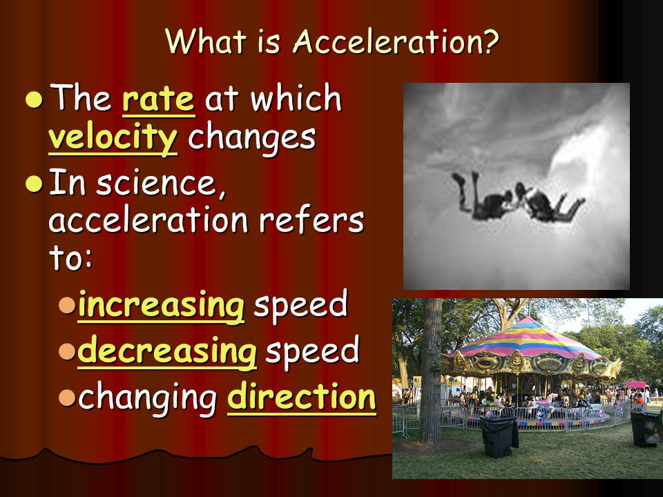 What is Acceleration.