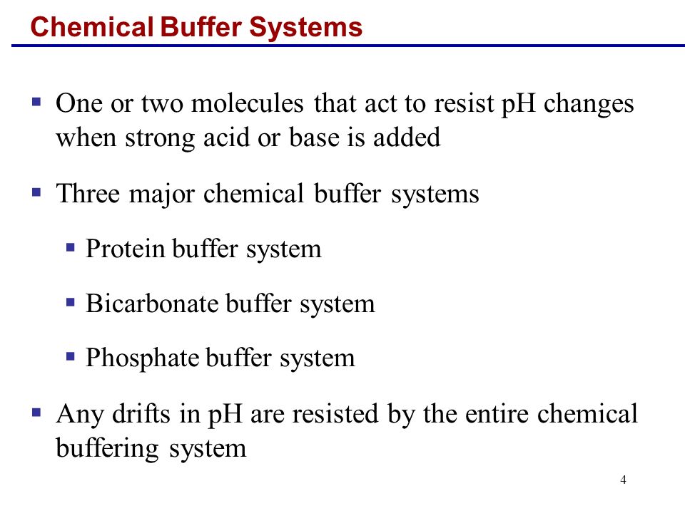 chemical buffer