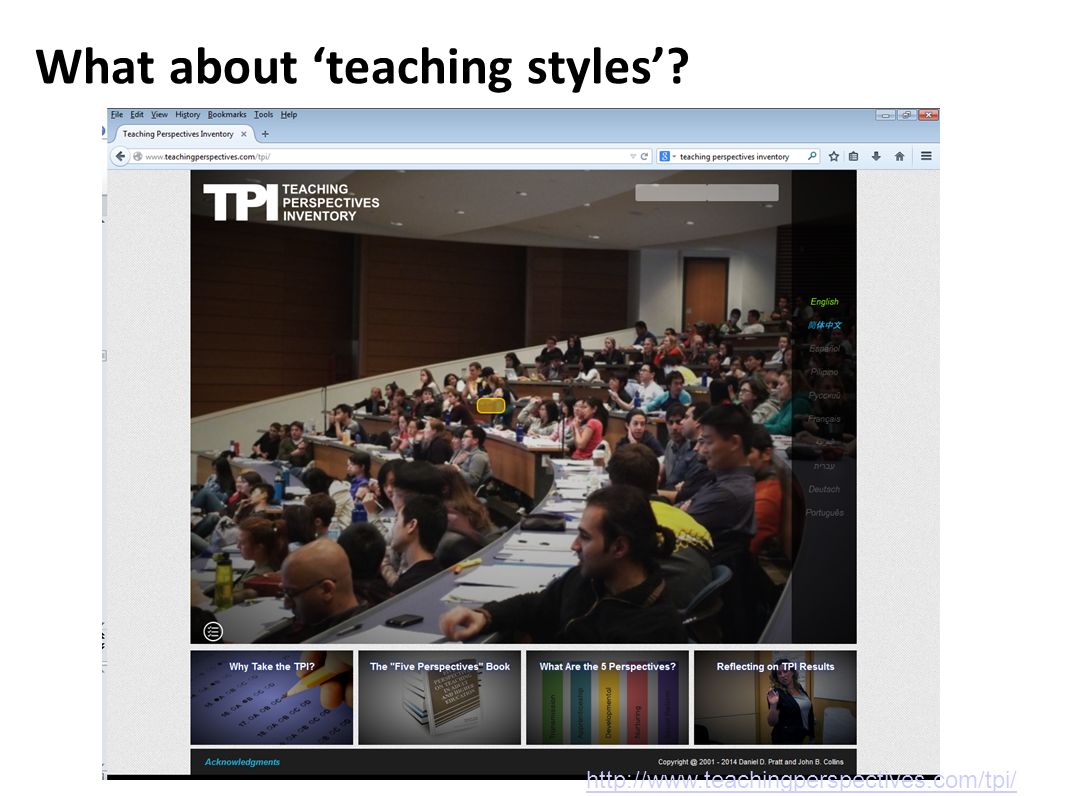 Learning Styles Adrian Stokes Director Cpd Centre The Challenge 25 What About Teaching