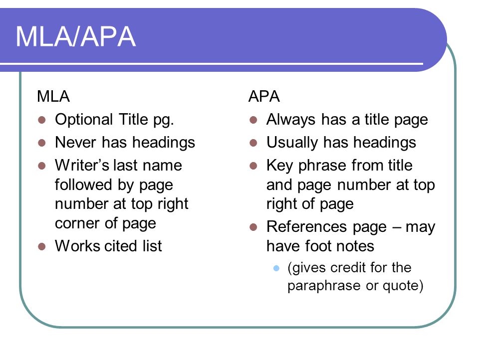 Mla handbook for writers of research papers example