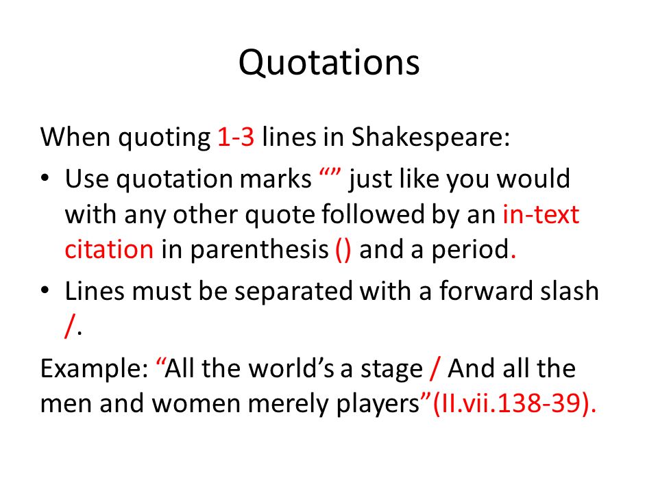 How to start an essay with a quotation