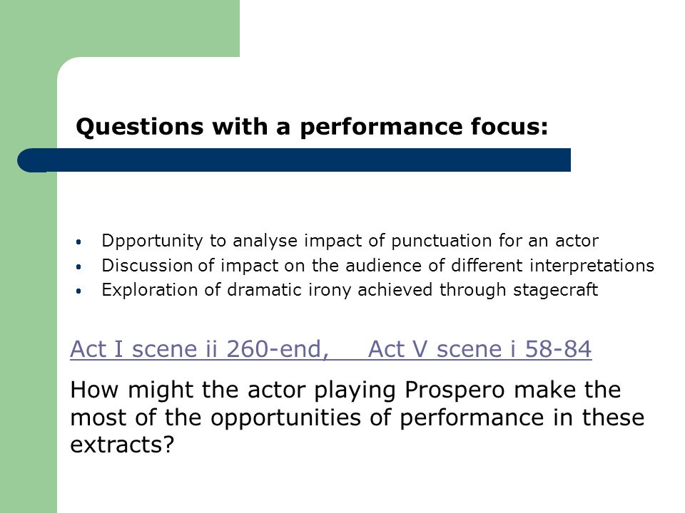 The Tempest Essay